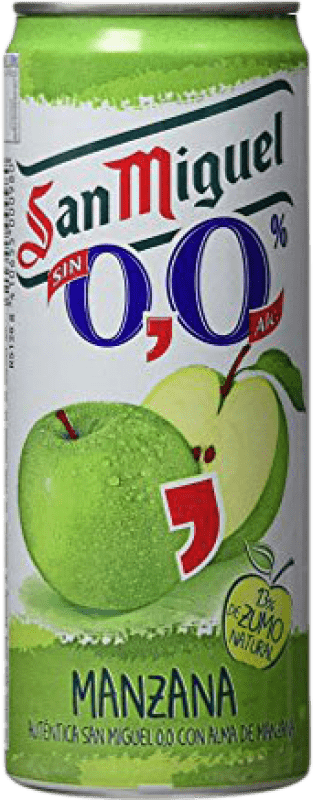 Bière Boîte de 24 unités San Miguel Manzana Boîte 33 cl. en solde – Image 2