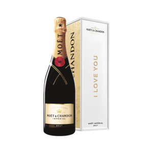 CHAMPAGNE MOËT & CHANDON BRUT I LOVE YOU METAL BOX spécial